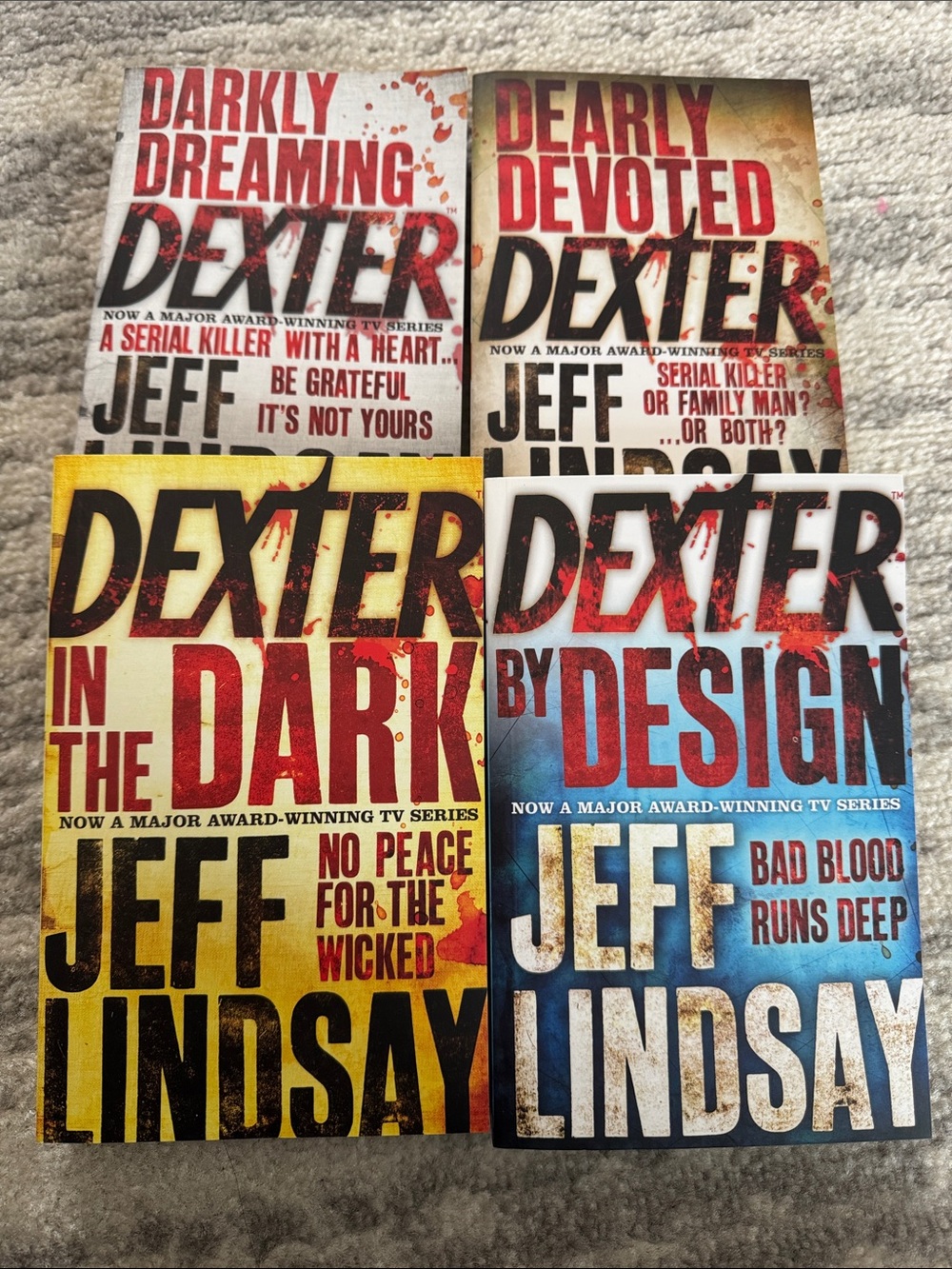 Dexter Series By Jeff Lindsay— books 1-4